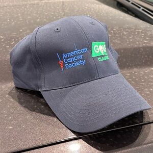 American Cancer Society Golf Classic Navy Blue Adjustable Cap